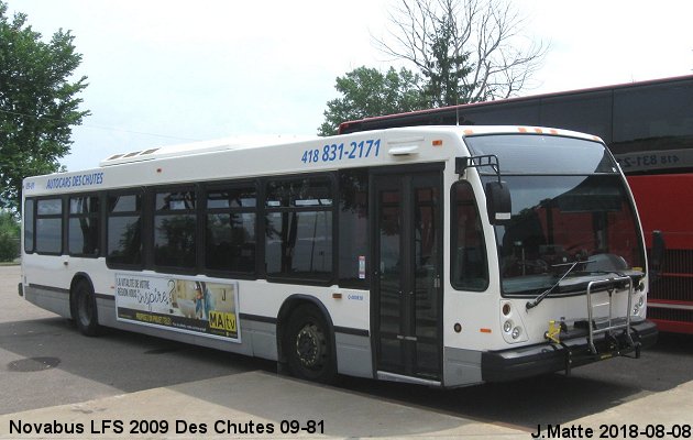 BUS/AUTOBUS: Novabus LFS 2009 Des Chutes