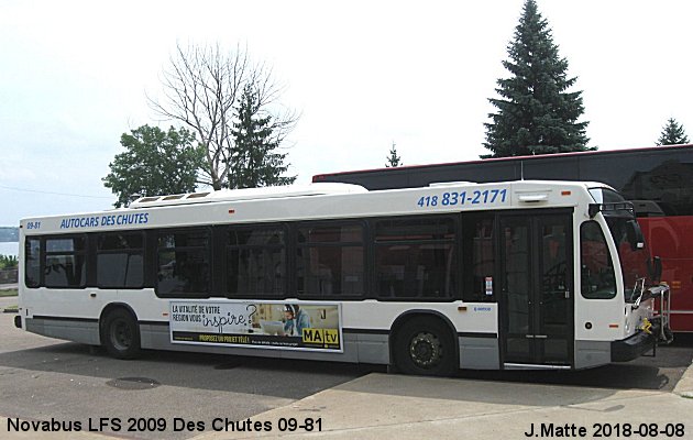 BUS/AUTOBUS: Novabus LFS 2009 Des Chutes