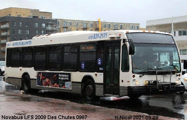 BUS/AUTOBUS: Novabus LFS 2009 Des Chutes