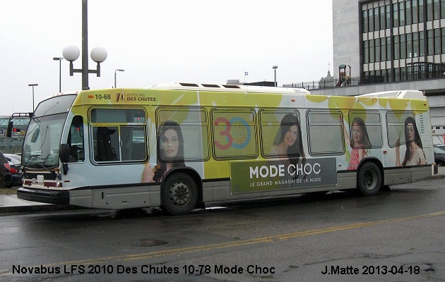 BUS/AUTOBUS: Novabus LFS 2010 Des Chutes