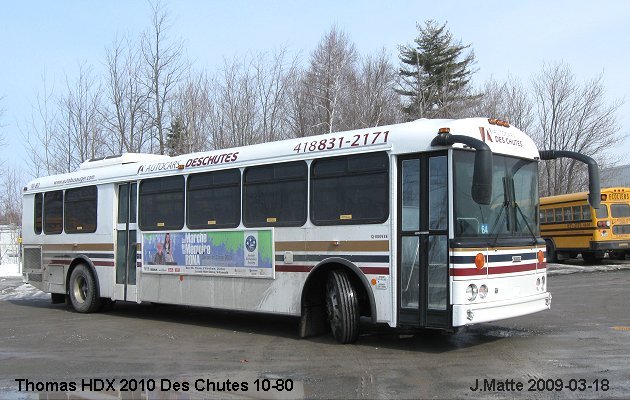 BUS/AUTOBUS: Thomas HDX 2010 Des Chutes