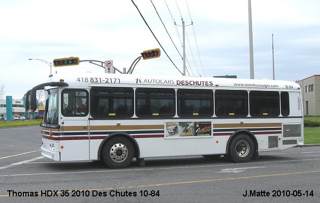 BUS/AUTOBUS: Thomas HDX 35 2010 Des Chutes