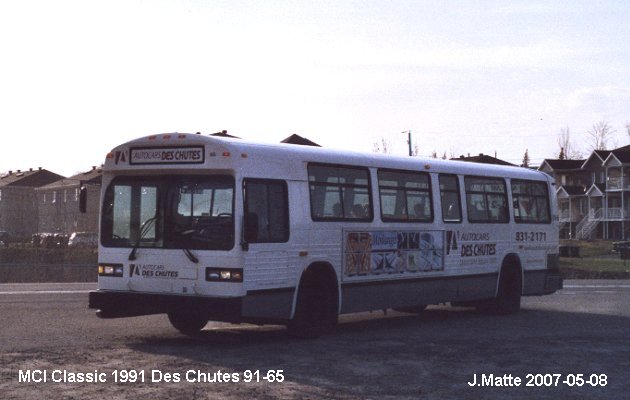 BUS/AUTOBUS: MCI Classic 1991 Des Chutes