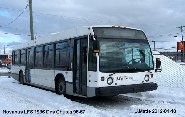 BUS/AUTOBUS: Novabus LFS 1996 Des Chutes