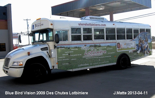 BUS/AUTOBUS: Blue Bird Vision 2010 Des Chutes