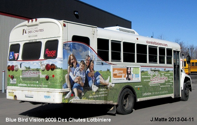 BUS/AUTOBUS: Blue Bird Vision 2010 Des Chutes