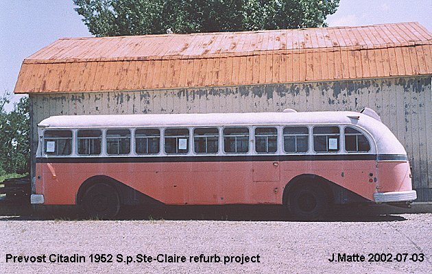 BUS/AUTOBUS: Prevost Citadin 1952 SPSte-Claire