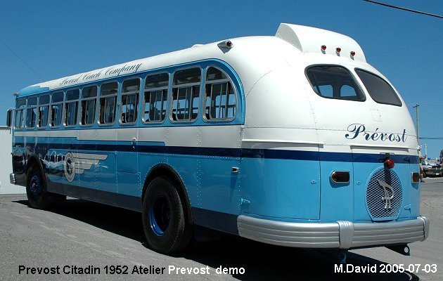 BUS/AUTOBUS: Prevost Citadin 1952 SPSte-Claire