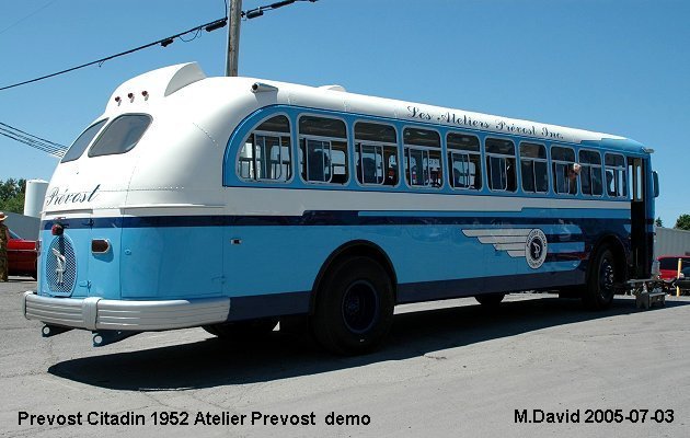 BUS/AUTOBUS: Prevost Citadin 1952 SPSte-Claire