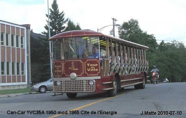 BUS/AUTOBUS: Can-Car Brill 1950 Cite Energie