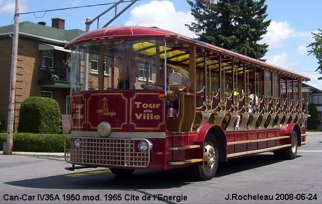 BUS/AUTOBUS: Can-Car Brill 1951 Cite Energie