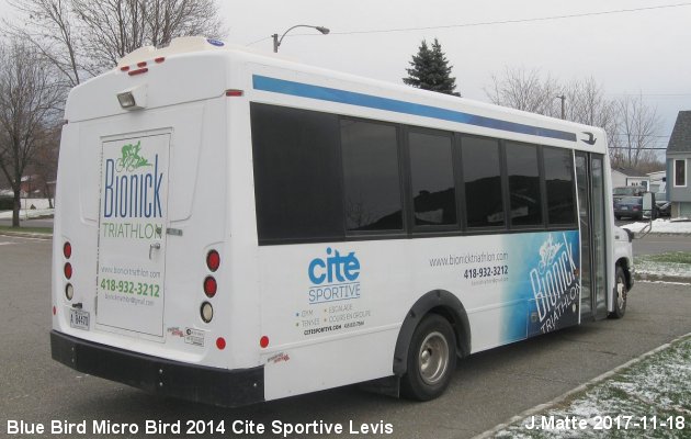 BUS/AUTOBUS: Blue Bird Micro Bird 2014 Cite Sport