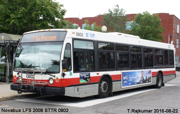 BUS/AUTOBUS: Novabus LFS 2008 STTR