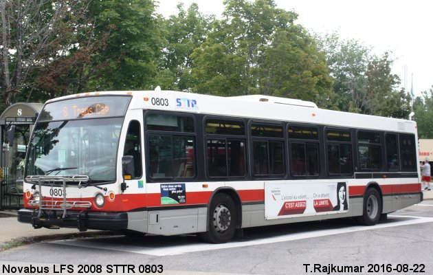 BUS/AUTOBUS: Novabus LFS 2008 STTR