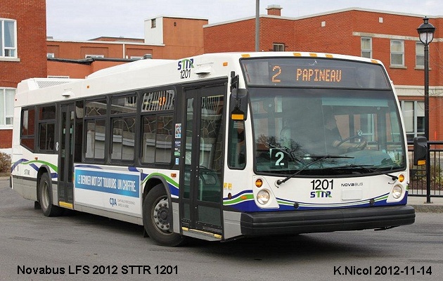 BUS/AUTOBUS: Novabus LFS 2012 STTR