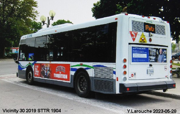 BUS/AUTOBUS: Vicinity 30 2019 STTR