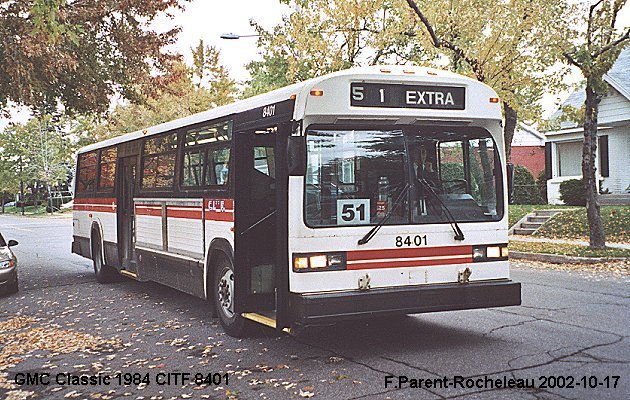 BUS/AUTOBUS: GMC Classic 1984 CITF