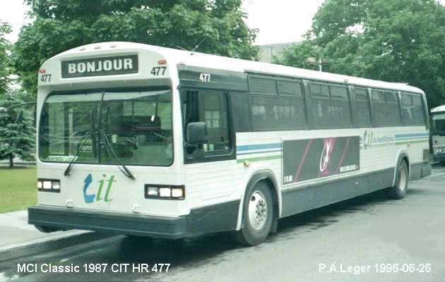 BUS/AUTOBUS: MCI Classic 1987 CITHR