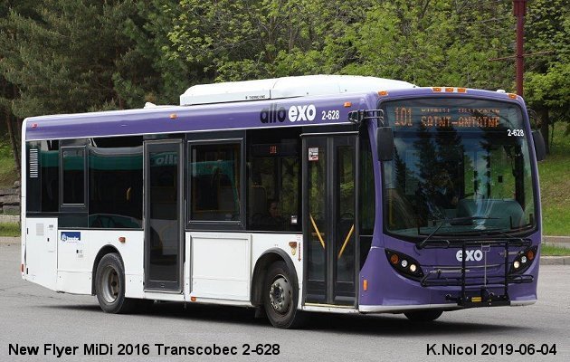 BUS/AUTOBUS: New Flyer MiDi 2016 Transcobec