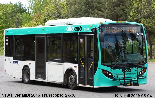 BUS/AUTOBUS: New Flyer MiDi 2016 Transcobec