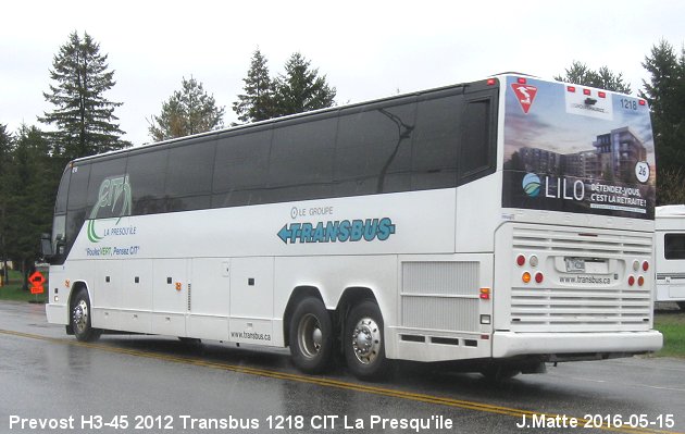 BUS/AUTOBUS: Prevost H3-45 2009 Transbus