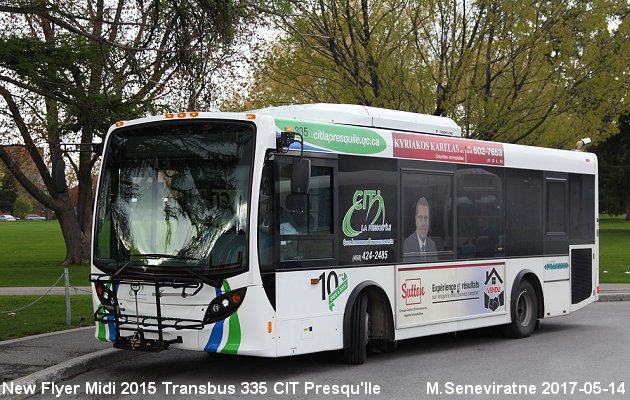 BUS/AUTOBUS: New Flyer Midi 2015 Transbus