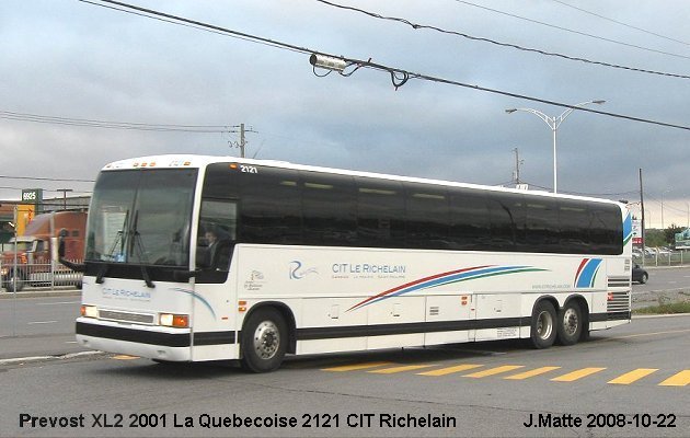 BUS/AUTOBUS: Prevost XL2 2001 La Capitale