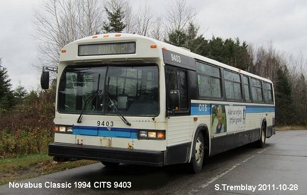 BUS/AUTOBUS: Novabus Classic 1994 CITS