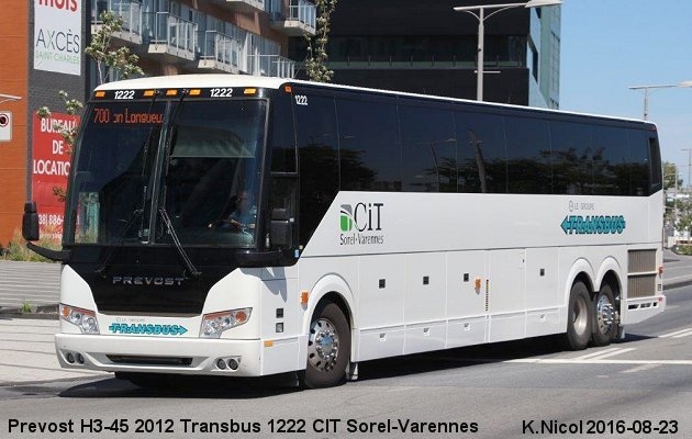 BUS/AUTOBUS: Prevost H3-45 2012 Transbus