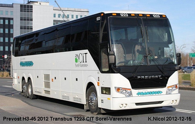 BUS/AUTOBUS: Prevost H3-45 2012 Transbus