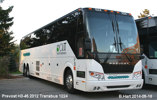 BUS/AUTOBUS: Prevost H3-45 2012 Transbus