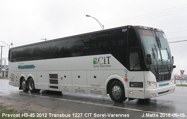 BUS/AUTOBUS: Prevost H3-45 2012 Transbus