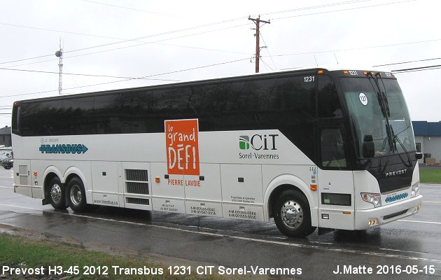 BUS/AUTOBUS: Prevost H3-45 2012 Transbus