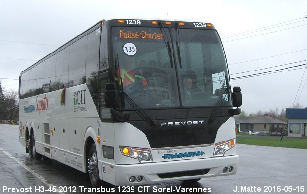 BUS/AUTOBUS: Prevost H3-45 2013 Transbus