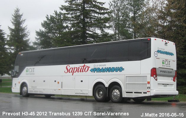 BUS/AUTOBUS: Prevost H3-45 2013 Transbus