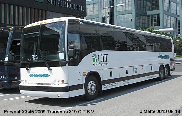 BUS/AUTOBUS: Prevost H3-45 2009 Transbus