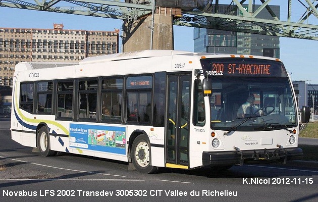 BUS/AUTOBUS: Novabus LFS 2002 Veolia-Transdev