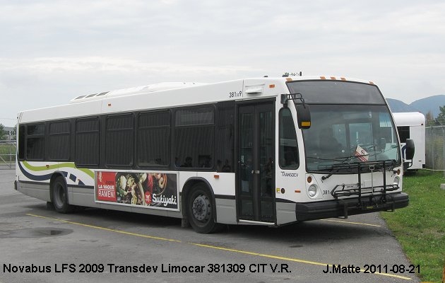 BUS/AUTOBUS: Novabus LFS 2009 Transdev