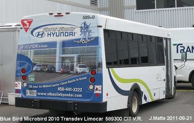 BUS/AUTOBUS: Blue Bird Micro Bird 2010 Transdev