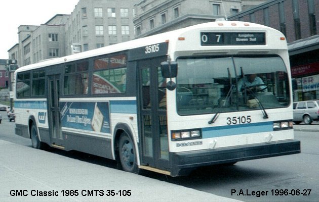 BUS/AUTOBUS: GMC Classic 1985 CMTS