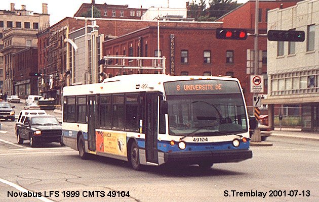 BUS/AUTOBUS: Novabus LFS 1999 CMTS