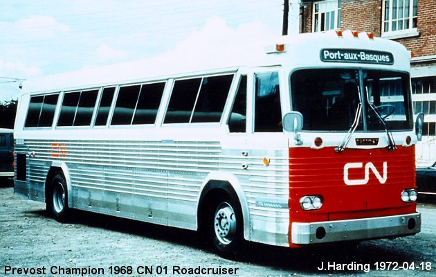 BUS/AUTOBUS: Prevost Champion 35 1968 CN 