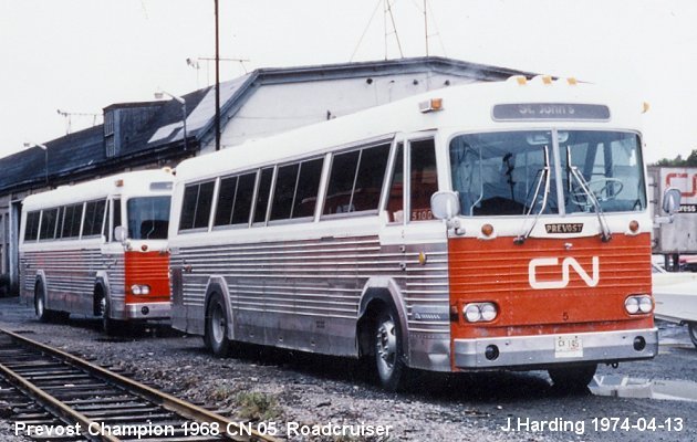 BUS/AUTOBUS: Prevost Champion 35 1968 CN