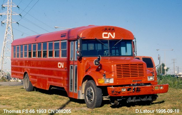 BUS/AUTOBUS: Thomas FS-65 1993 C.N.