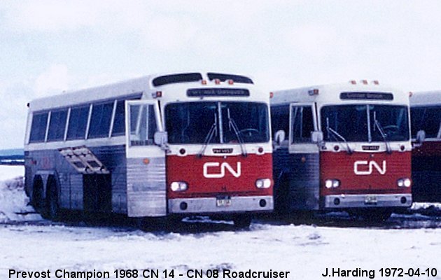 BUS/AUTOBUS: Prevost Champion 35 1968 CN