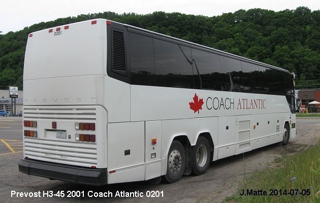 BUS/AUTOBUS: Prevost H3-45 2001 Trius