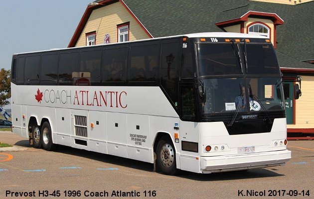 BUS/AUTOBUS: Prevost H3-45 1996 Trius