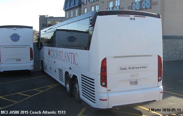 BUS/AUTOBUS: MCI J4500 2015 Coach Atlantic