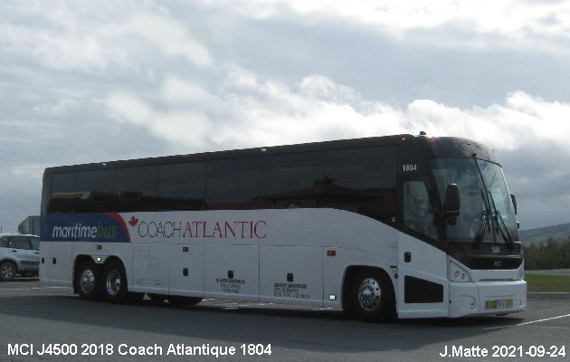 BUS/AUTOBUS: MCI J4500 2018 Coach Atlantic