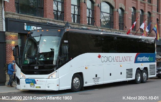 BUS/AUTOBUS: MCI J4500 2019 Coach Atlantic